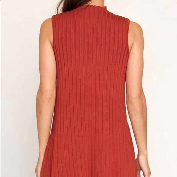 RVCA Banked High Neck Swing Sweater Dress - Picture 3 of 5